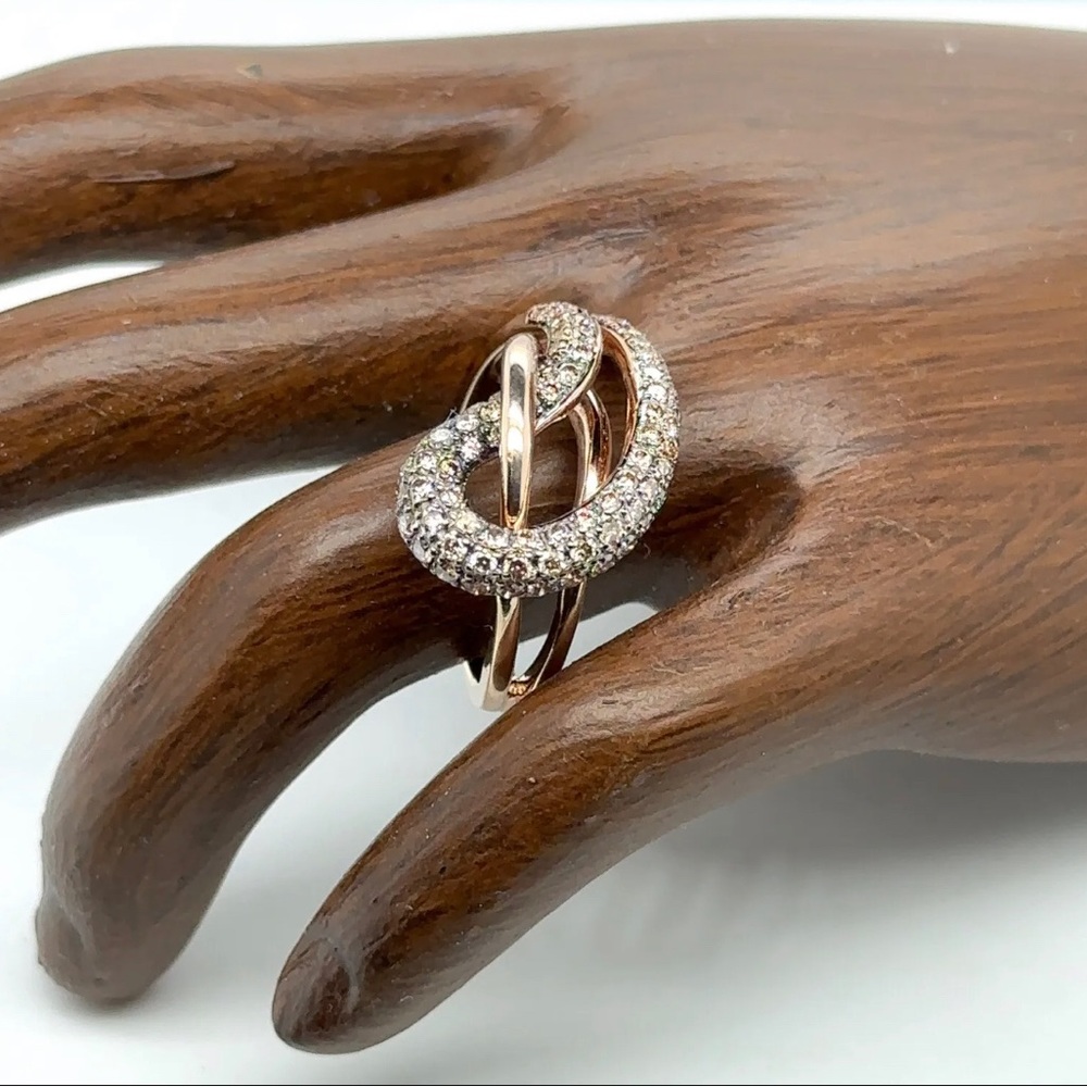 Le Vian 14k Chocolate Diamonds Twist Loop Ring